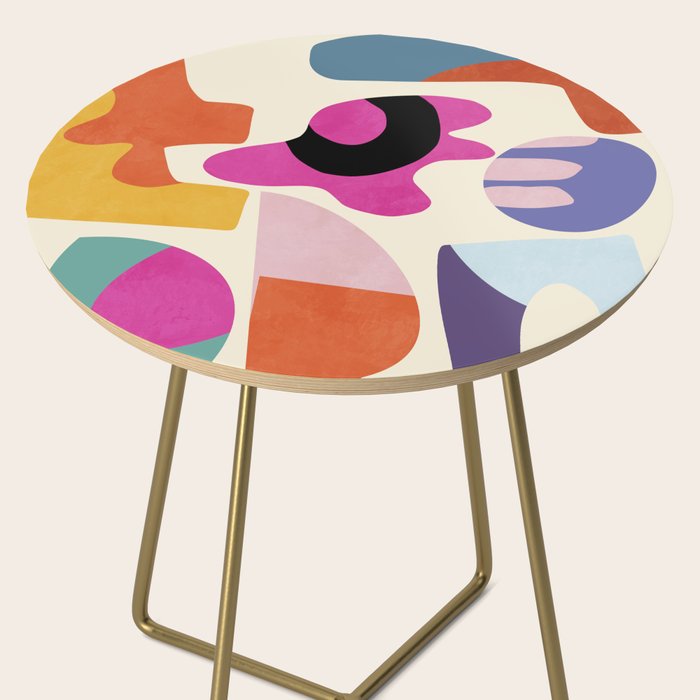 mid century modern abstract 9 Side Table Gallery Image 2