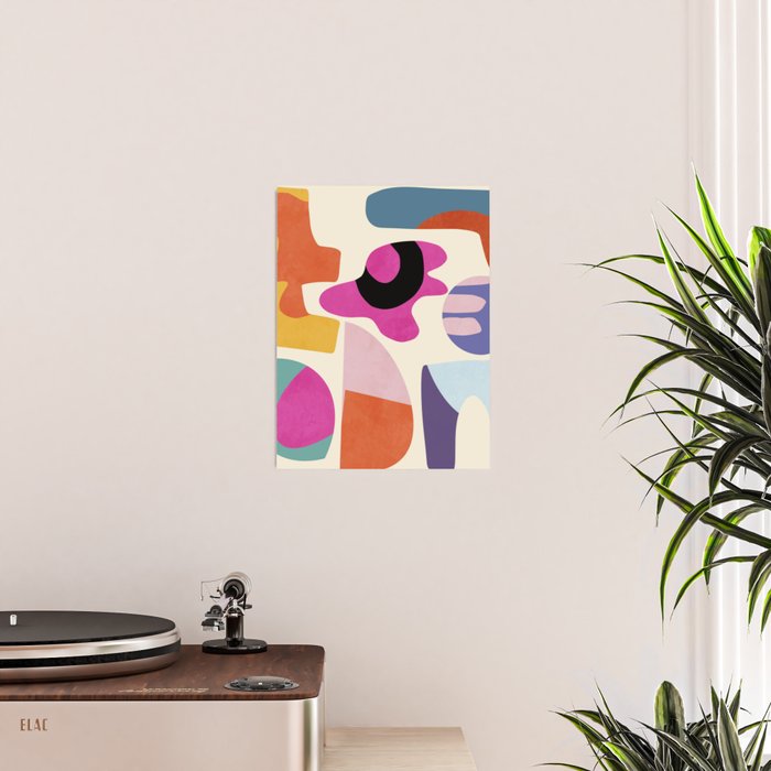 mid century modern abstract 9 Poster Gallery Image 2