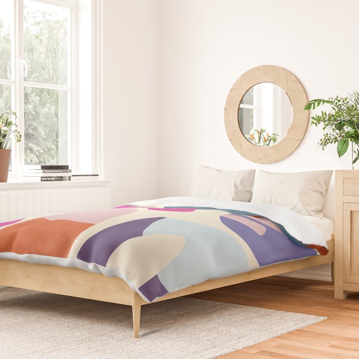 mid century modern abstract 9 Duvet Cover Gallery Image 2