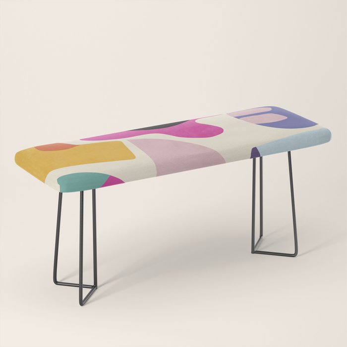 mid century modern abstract 9 Bench Gallery Image 1