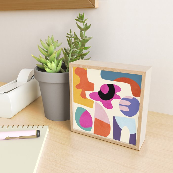 mid century modern abstract 9 Mini Art Print Gallery Image 2