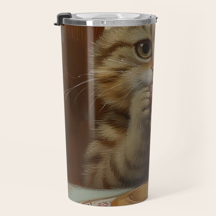 Strawberry Tart Cat Travel Mug Gallery Image 3