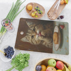 Strawberry Tart Cat Cutting Board Gallery Image 2