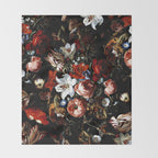 Night Garden XXXVIII Throw Blanket Gallery Image 2
