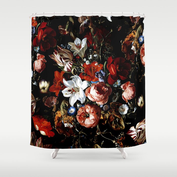 Night Garden XXXVIII Shower Curtain Gallery Image 1
