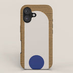 Blue Circle #1 iPhone Case Gallery Image 1