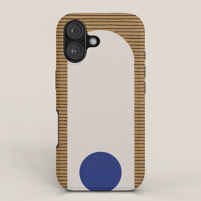 Blue Circle #1 iPhone Case Gallery Image 1