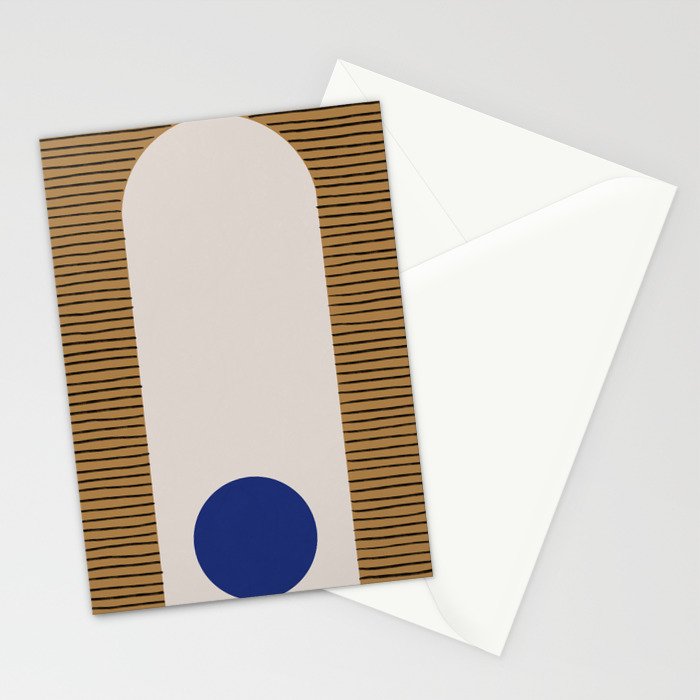 Blue Circle #1 Stationery Card Gallery Image 2