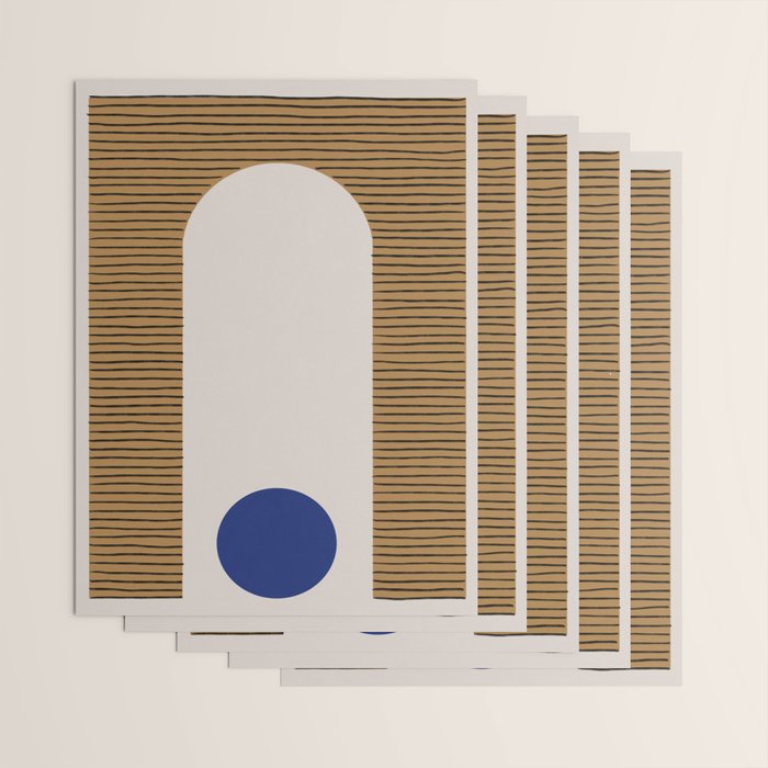 Blue Circle #1 Wrapping Paper Gallery Image 3