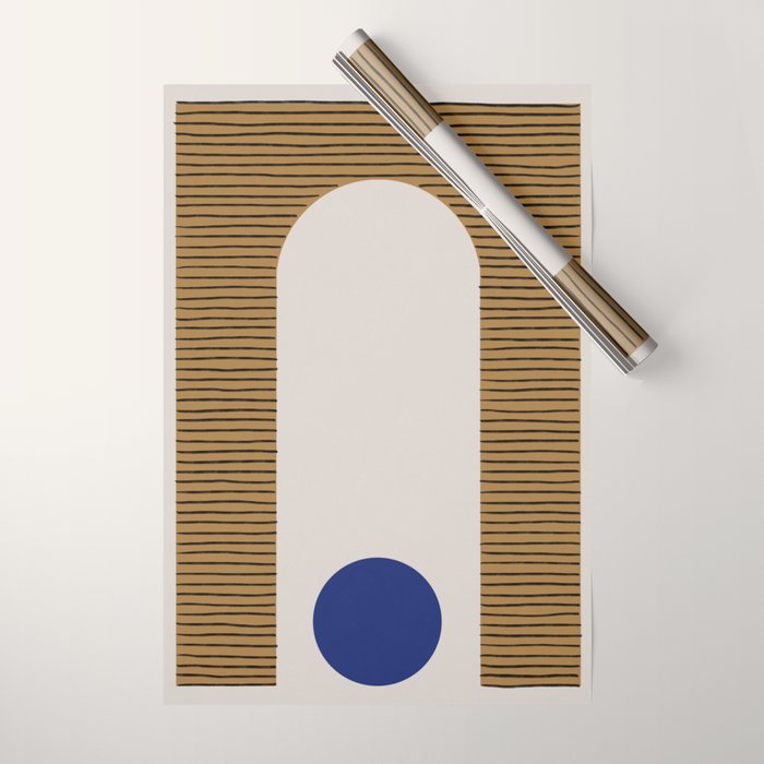Blue Circle #1 Wrapping Paper Gallery Image 1