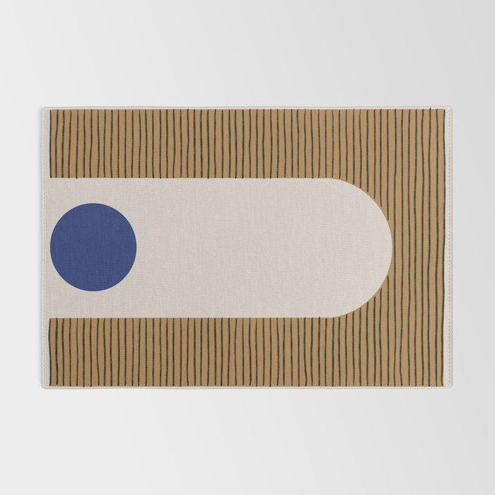 Blue Circle #1 Rug Gallery Image 2