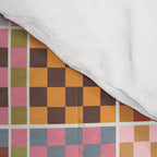 Vibrant Checkered Grid Comforter Gallery Image 4