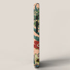 Marijuana and Floral Pattern iPhone Case Gallery Image 2