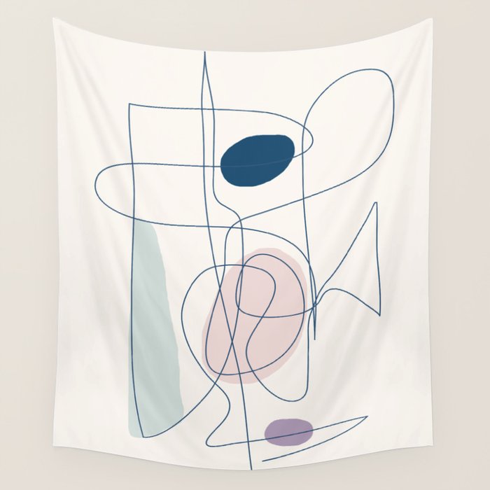 Abstract Movement 07 Wall Tapestry Gallery Image 4