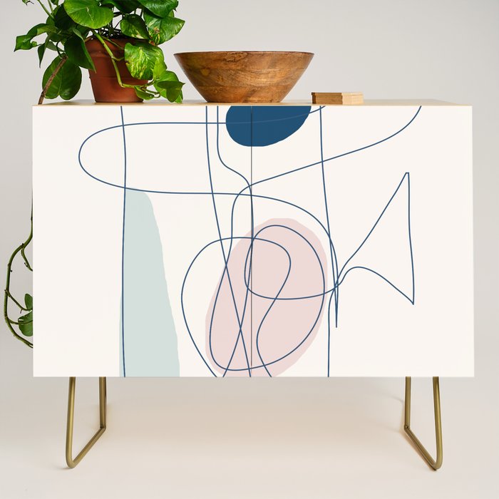 Abstract Movement 07 Credenza Gallery Image 1