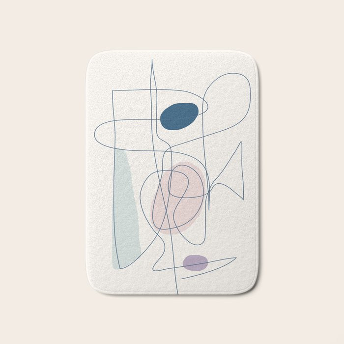 Abstract Movement 07 Bath Mat Gallery Image 1