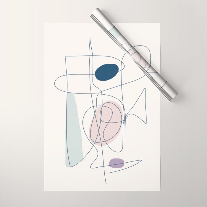 Abstract Movement 07 Wrapping Paper Gallery Image 1