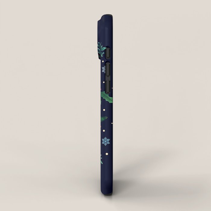 Moonlight Garden - Festive Green iPhone Case Gallery Image 2