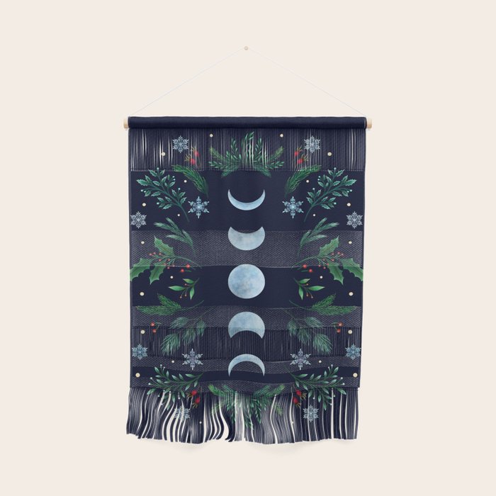 Moonlight Garden - Festive Green Wall Hanging Gallery Image 1