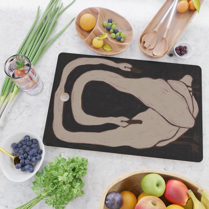 Two Swans Cutting Board Gallery Image 2
