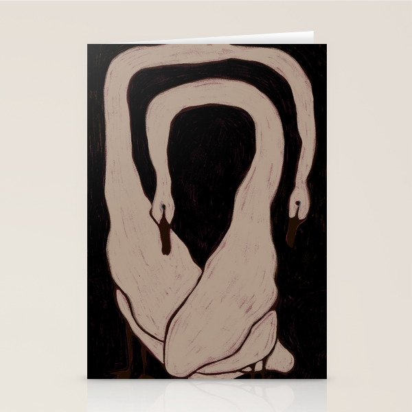 Two Swans Stationery Card Gallery Image 2
