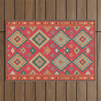 Moroccan Berber Kilim Pattern Outdoor Rug Gallery Image 1