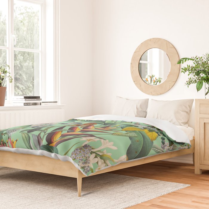 Tropical Flora Duvet Cover Gallery Image 2