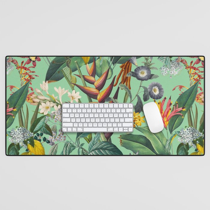 Tropical Flora Desk Mat Gallery Image 1