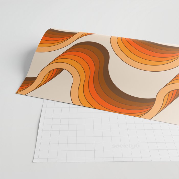 Golden Ribbons Wrapping Paper Gallery Image 2