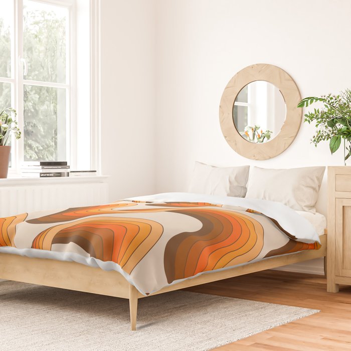 Golden Ribbons Duvet Cover Gallery Image 2