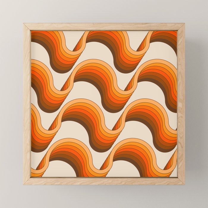 Golden Ribbons Mini Art Print Gallery Image 1