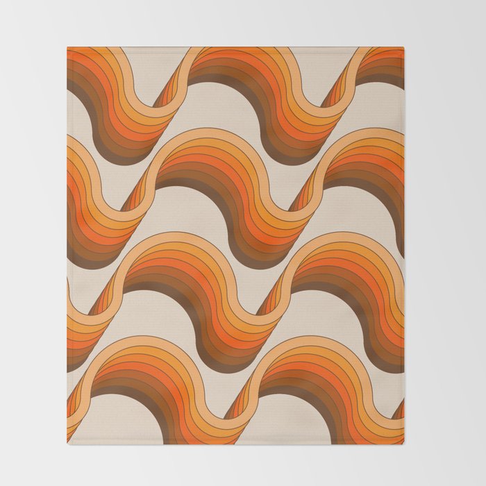 Golden Ribbons Throw Blanket Gallery Image 2