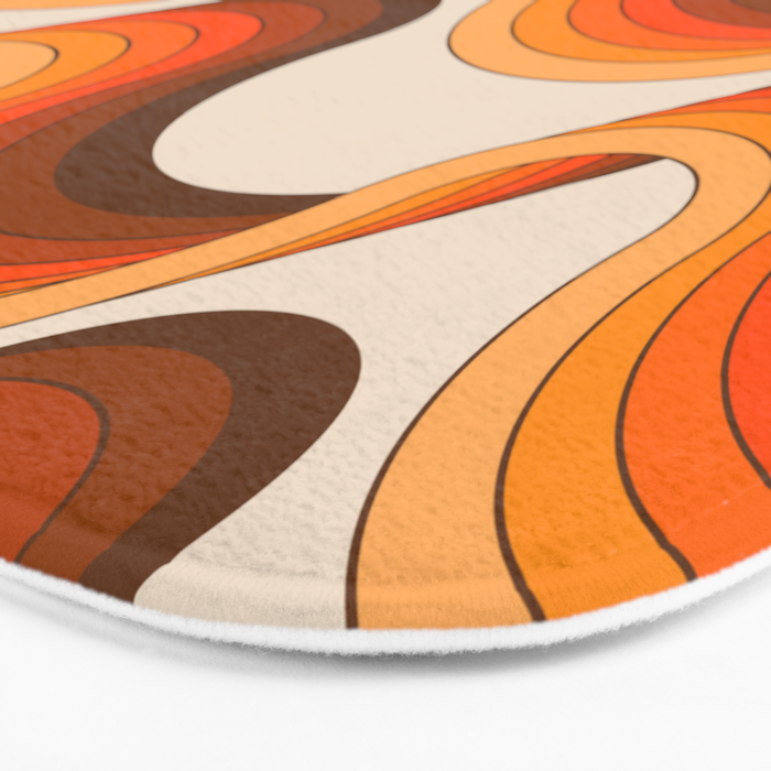 Golden Ribbons Bath Mat Gallery Image 3