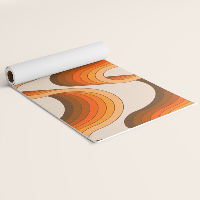 Golden Ribbons Yoga Mat Gallery Image 2