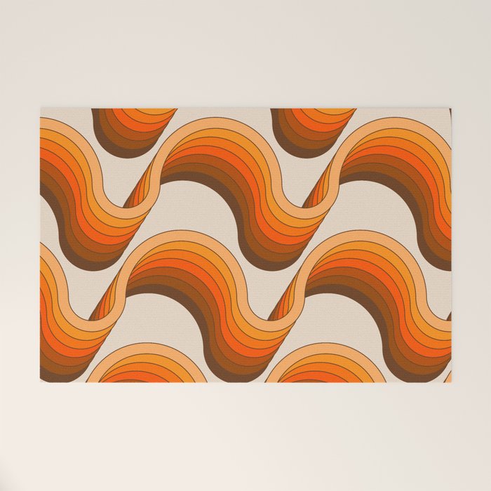 Golden Ribbons Welcome Mat Gallery Image 1
