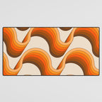 Golden Ribbons Desk Mat Gallery Image 3