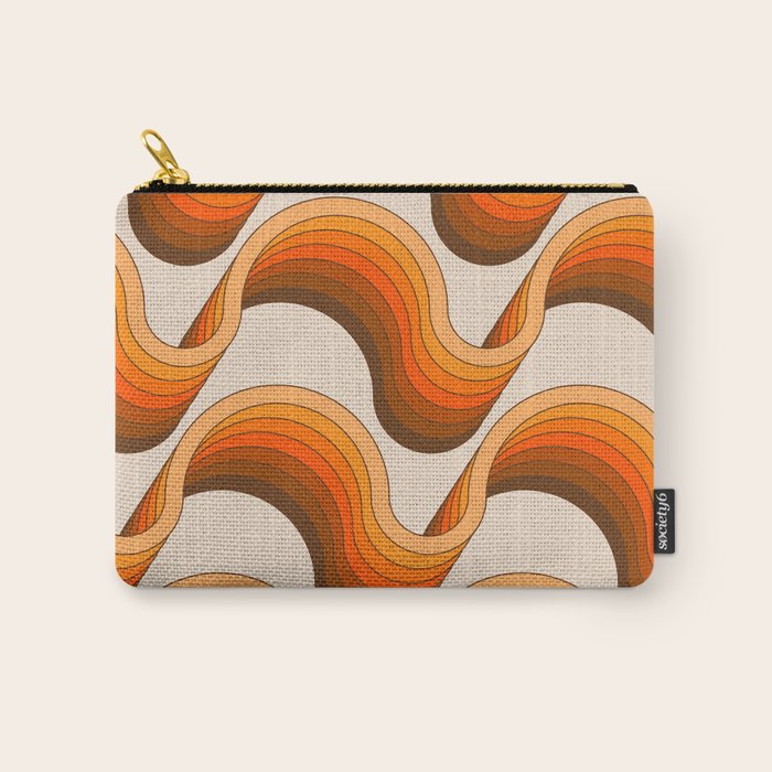 Golden Ribbons Carry All Pouch Gallery Image 1