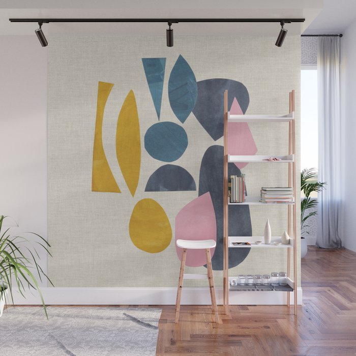 Gold Among Rocks Wall Mural Gallery Image 1