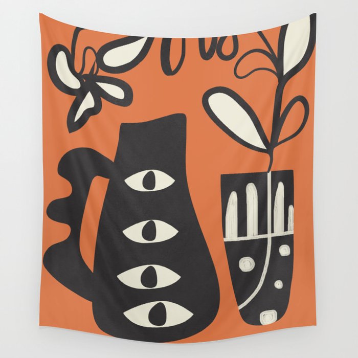 Surreal Flora 5 Wall Tapestry Gallery Image 1