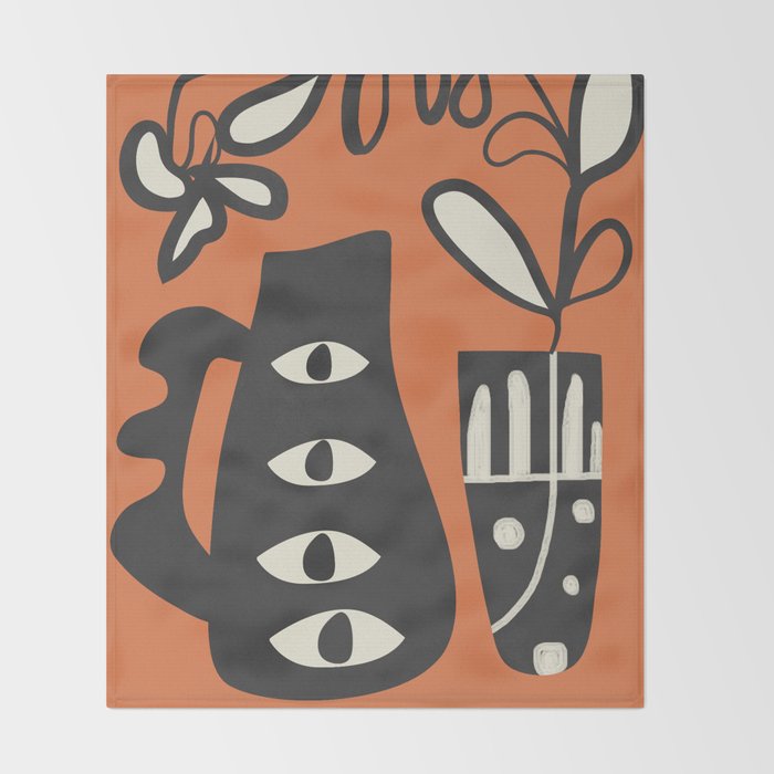 Surreal Flora 5 Throw Blanket Gallery Image 2