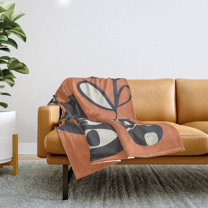 Surreal Flora 5 Throw Blanket Gallery Image 1