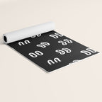 Vintage eye cartoon pattern Yoga Mat Gallery Image 2