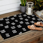 Vintage eye cartoon pattern Outdoor Rug Gallery Image 2