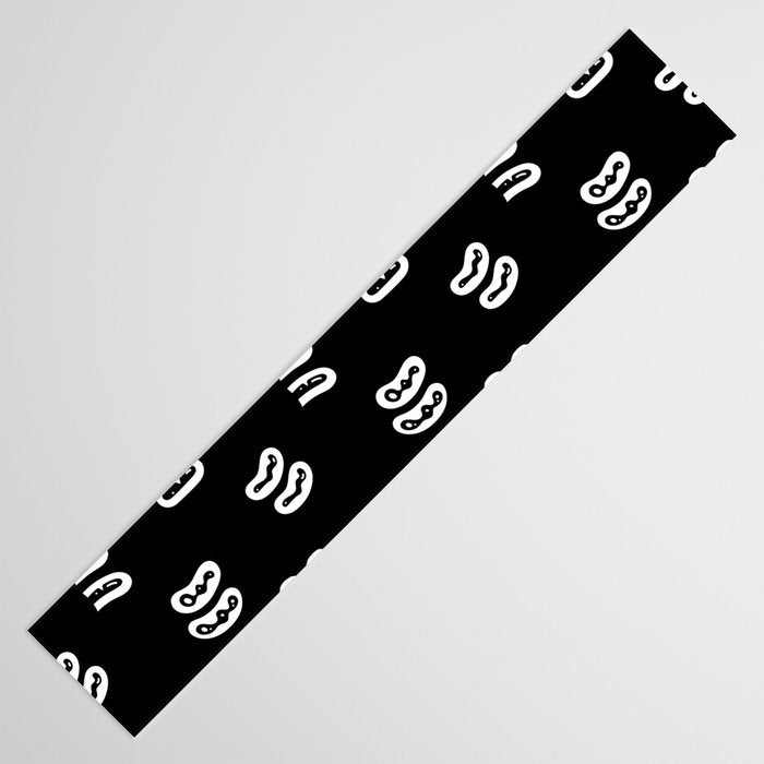 Vintage eye cartoon pattern Table Runner Gallery Image 3
