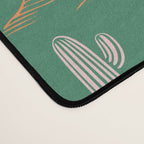 Retro cactus plant art pattern Desk Mat Gallery Image 4