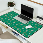 Retro cactus plant art pattern Desk Mat Gallery Image 2