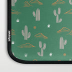 Retro cactus plant art pattern Laptop Sleeve Gallery Image 3