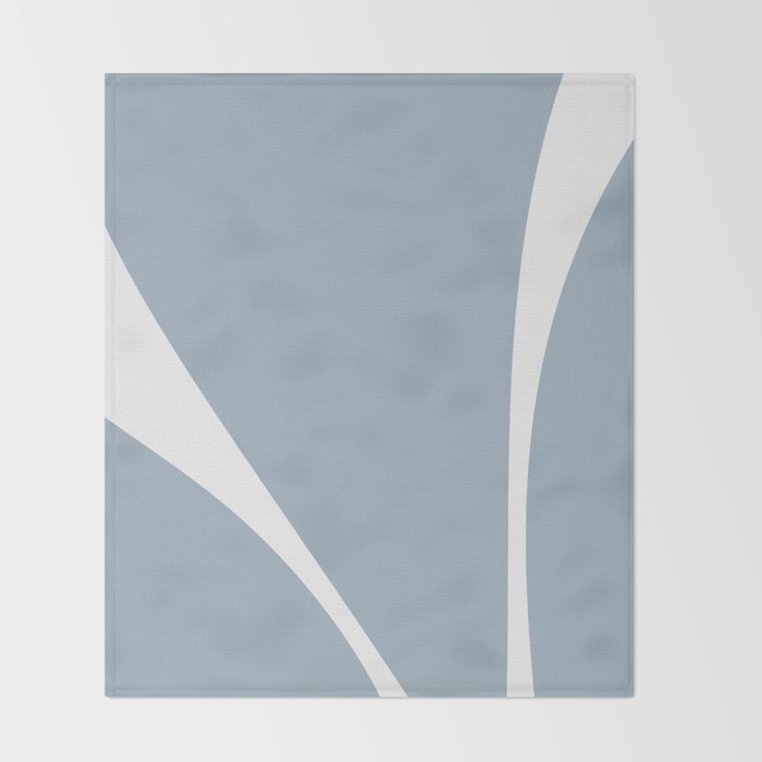 Minimalist Plant Abstract XXVI Throw Blanket Gallery Image 2