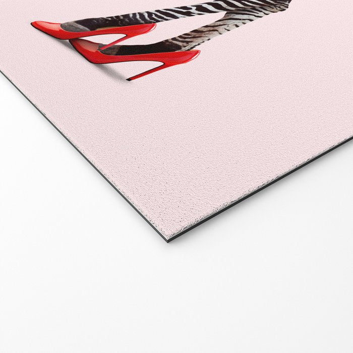 HIGH HEEL ZEBRA Welcome Mat Gallery Image 2