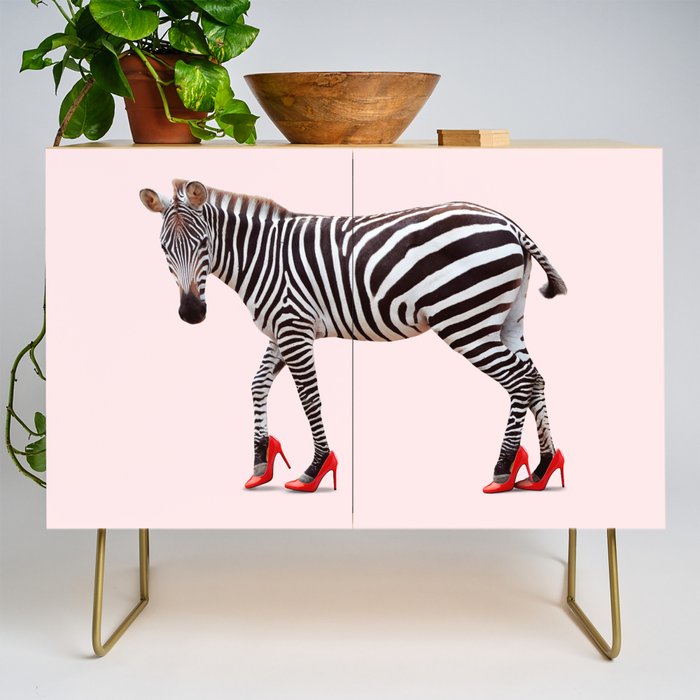 HIGH HEEL ZEBRA Credenza Gallery Image 1